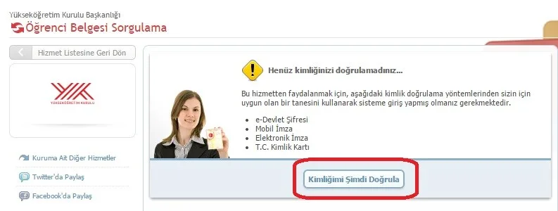 E- Devlet Eğitim Bilgileri