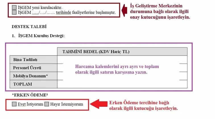 kosgeb isgem ekranı
