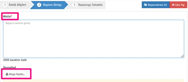Cimer Başvuru Sorgulama Şikayet Hattı 9