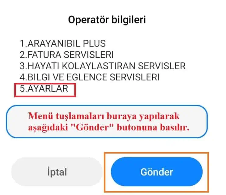 türk telekom operatör bilgileri